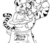 Coloriage et dessins gratuit Tigrou et Coco Lapin à imprimer