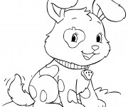 Coloriage Lapin mignon