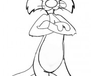 Coloriage Dessin Grosminet facile