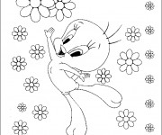 Coloriage Dessin Titi simple