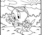Coloriage Titi enfant