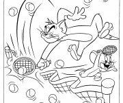 Coloriage Tom et Jerry 44