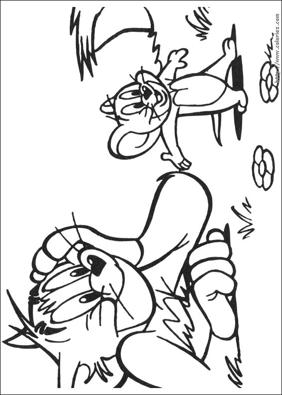 Coloriage et dessins gratuits Tom et Jerry 45 à imprimer