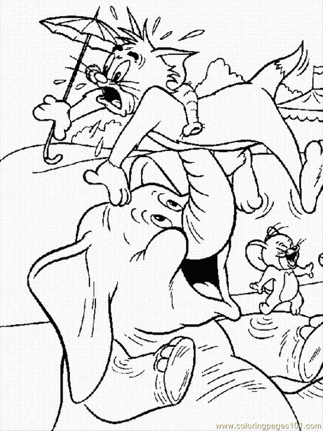 Coloriage et dessins gratuits Tom et Jerry 46 à imprimer