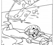 Coloriage Tom et Jerry 49