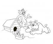 Coloriage Tom et Jerry 51