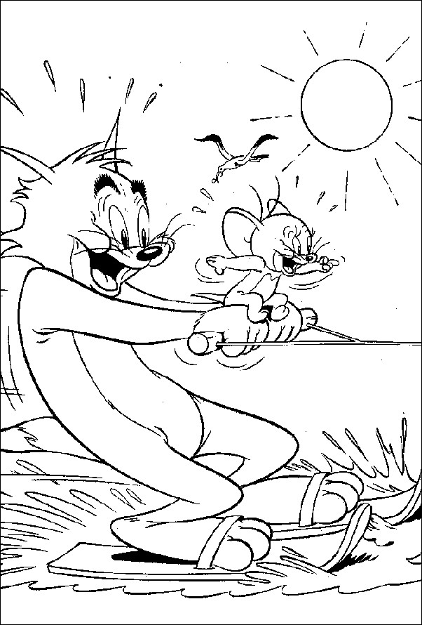 Coloriage et dessins gratuits Tom et Jerry 53 à imprimer