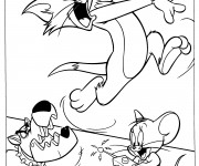 Coloriage Tom et Jerry 54