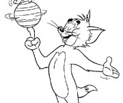 Coloriage Tom et Jerry à imprimer gratuit