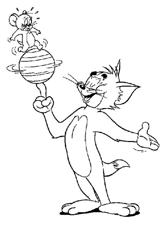 Coloriage et dessins gratuits Tom et Jerry à imprimer gratuit à imprimer