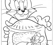 Coloriage et dessins gratuit Tom et Jerry en ligne à imprimer