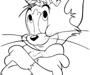 Coloriage Tom et Jerry gratuit