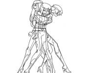 Coloriage Alex, Clover et Sam de Totally Spies en capture