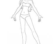 Coloriage Alex portant le maillot de la mer