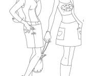 Coloriage C'est le temps du shopping Totally Spies