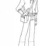Coloriage Gar&ccedil;on de l'&eacute;quipe de Totally Spies