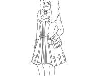 Coloriage Jerry de Totally Spies en tenu de moyen age