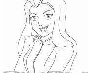 Coloriage La plus belle espion deTotally Spies