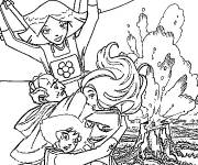 Coloriage et dessins gratuit Les aventures de Totally Spies à imprimer