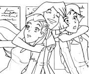 Coloriage Les aventures des &eacute;spions de Totally Spies