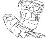 Coloriage On attendant Sam pour les sauver
