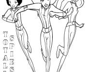 Coloriage et dessins gratuit Poster de Totally Spies à imprimer