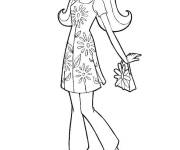 Coloriage Sam &eacute;l&eacute;gante de Totally Spies