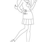 Coloriage Stagiaire de l'&eacute;quipe de Totally Spies