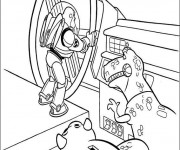 Coloriage Buzz l&rsquo;Eclair, Bayonne et Rex en mission disney