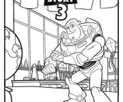 Coloriage Buzz l'&eacute;clair du film Toy Story 3