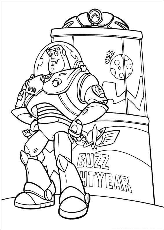 Coloriage et dessins gratuits Buzz l'Éclair en ligne à télécharger à imprimer