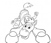 Coloriage Dessin Pile-Poile joue