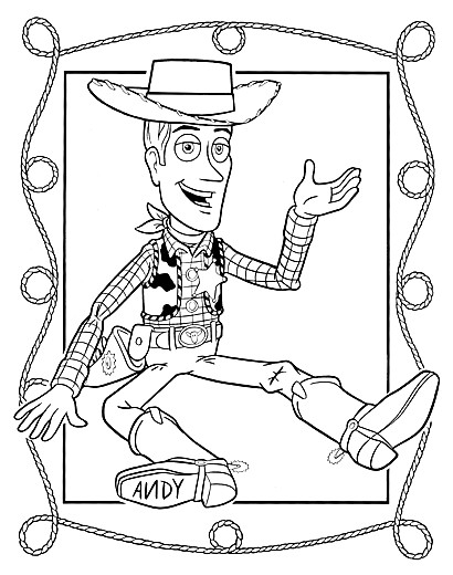 Coloriage et dessins gratuits Image de Woody à télécharger sur ordinateur à imprimer