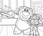 Coloriage Lotso avec Buzz