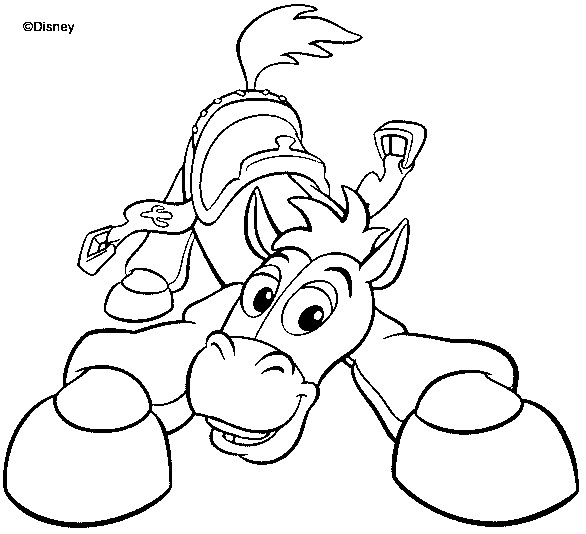 Coloriage et dessins gratuits Pile-Poil Disney dessin animé à imprimer