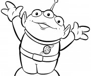 Coloriage Toy Story les Aliens dessin