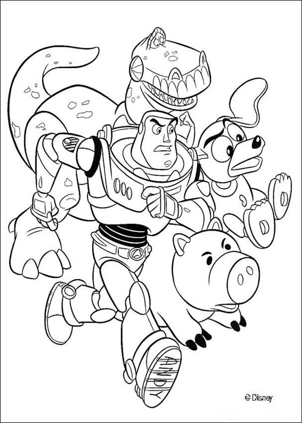 Coloriage Toy Story Personnages En Ligne Dessin Gratuit à