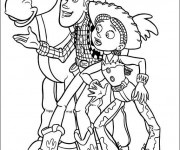Coloriage Woody le Cowboy en ligne