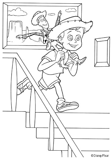 Coloriage Woody Toy Story