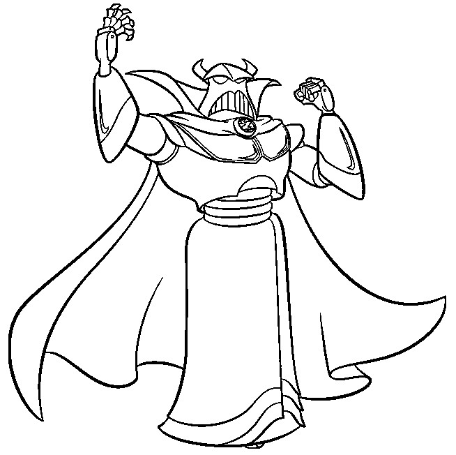 Coloriage Zurg Empereur En Ligne Dessin Gratuit à Imprimer