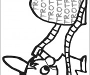 Coloriage Gratuit Ane Trotro