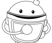 Coloriage et dessins gratuit Bot de Umizoomi en noir et blanc à imprimer