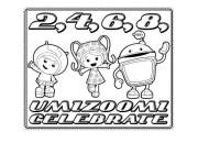Coloriage C&eacute;l&eacute;bration Umizoomi