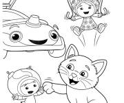 Coloriage Les personnages aimables de Umizoomi