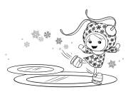 Coloriage Patinage de Milli de Umizoomi