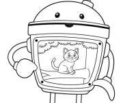 Coloriage Robot de Umizoomi pour sauver le chat