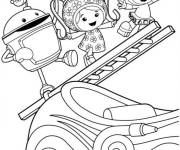 Coloriage Umizoomi Bot, Milli et Geo