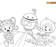 Coloriage et dessins gratuit Umizoomi en course à imprimer