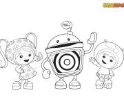 Coloriage et dessins gratuit Umizoomi pour enfants à imprimer