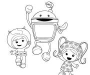 Coloriage et dessins gratuit Umizoomi sautant de joiE à imprimer